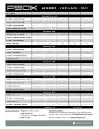 P90x Workout Routine Schedule | P90X Classic Schedule | A Fit New Beginning | Workouts ...