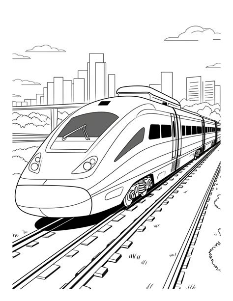 20 Free Printable Train Coloring Pages with PDF Download | Skip To My Lou