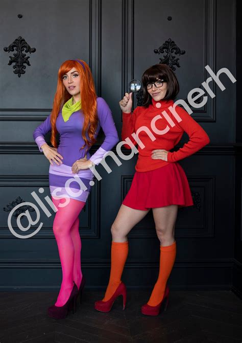 Daphne and Velma cosplay print 8.5x11 | Etsy