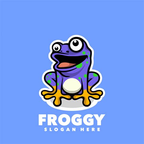 Frog purple cartoon 25674945 Vector Art at Vecteezy