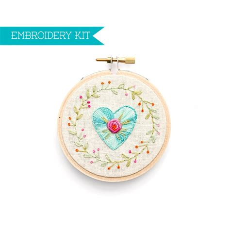 DIY Embroidery Kit Embroidery Pattern PDF Pattern Rose | Etsy