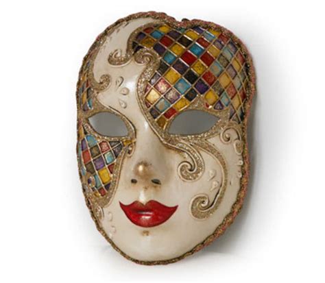 Full Face Venetian Mask Volto Mask With Harlequin Pattern V34 - Etsy