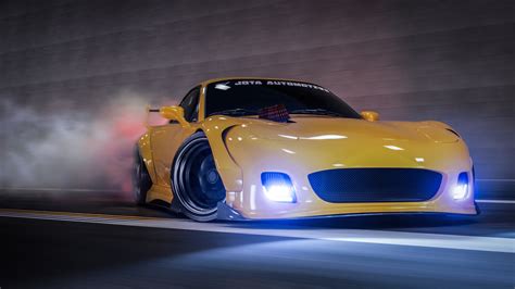 Jota Automotive - Mazda RX-7 drifting.