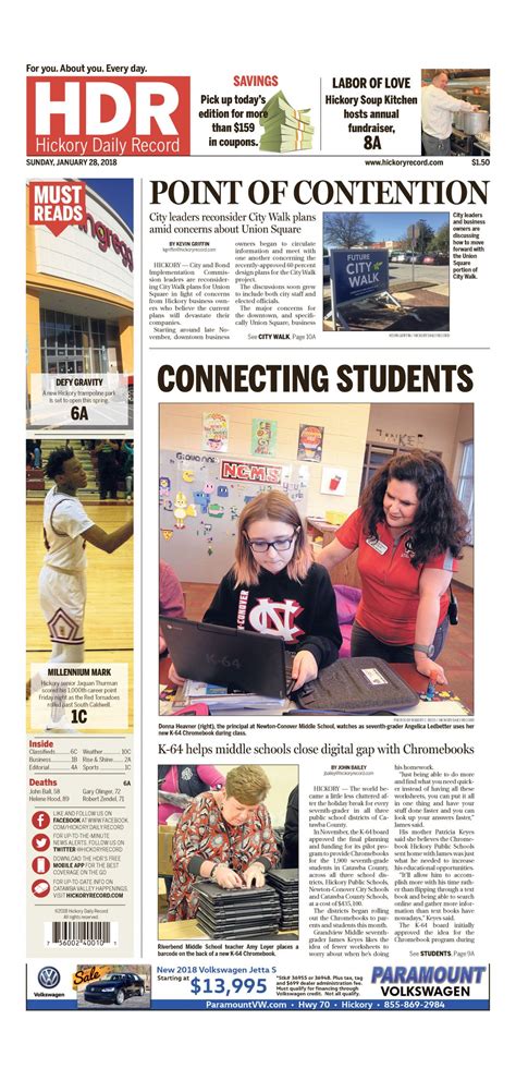 Hickory Daily Record: Connecting Students: K-64 helps middle schools close digital gap with ...