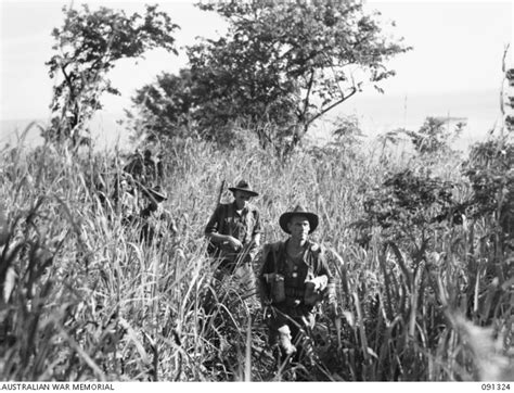 KARAWOP, AITAPE-WEWAK SECTOR, NEW GUINEA. 1945-04-29. A PATROL FROM A COMPANY, 2/1 INFANTRY ...