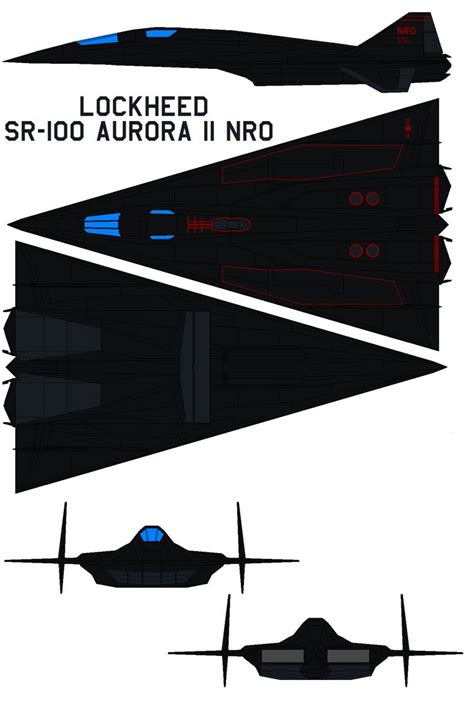 Lockheed SR-100 Aurora II NRO by bagera3005 on DeviantArt Stealth Aircraft, Fighter Aircraft ...