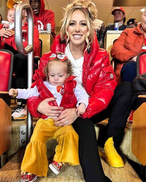 Pregnant Brittany Mahomes Smiles at Game with Daughter Sterling: Photos