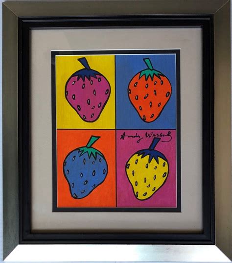 Andy Warhol Pop Art American Fruits Hand Painted - Sep 29, 2019 | USA Antiques in FL