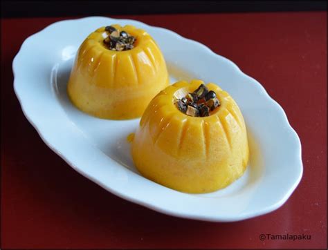 Mango Pudding (With Agar Agar) ~ Tamalapaku