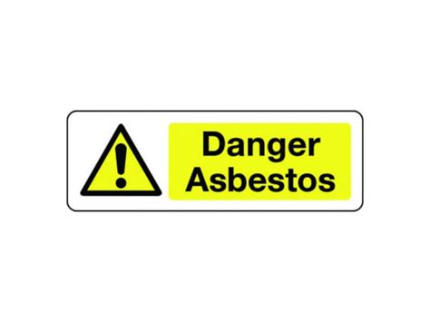 Danger Asbestos Sign 4 - Hazard Signs - Safe Industrial