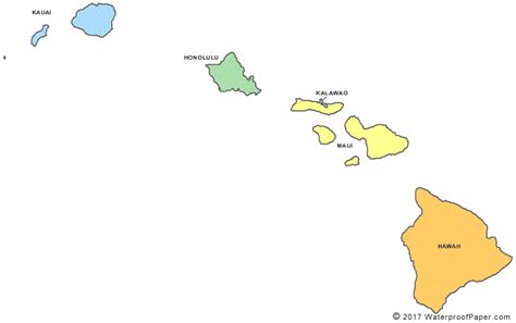 Hawaii State Map