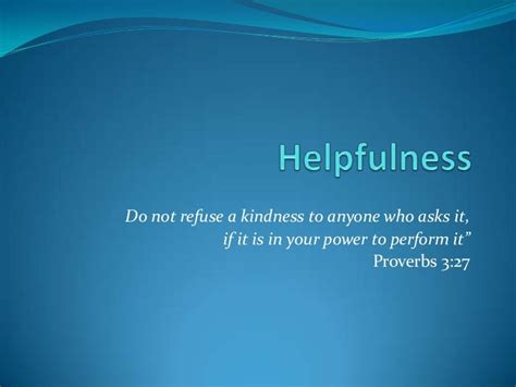 Helpfulness