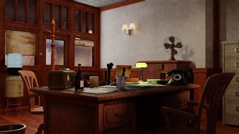 Old Film Noir Detective's Office | Did this scene previously… | Flickr