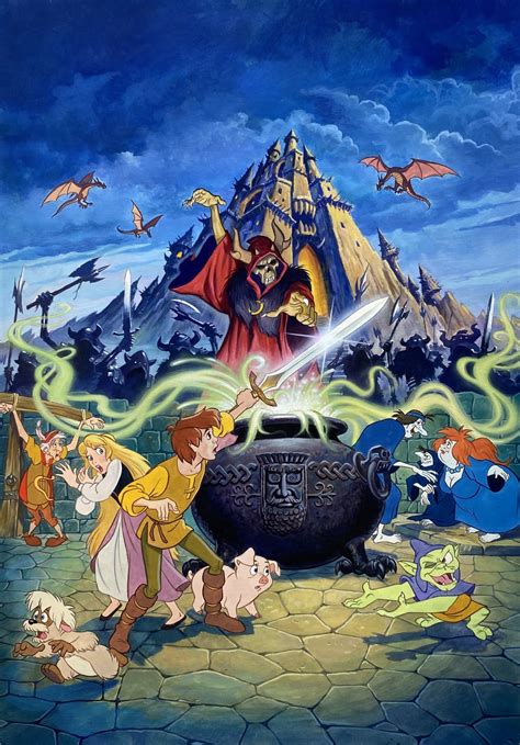 The Black Cauldron Eilonwy And Taran