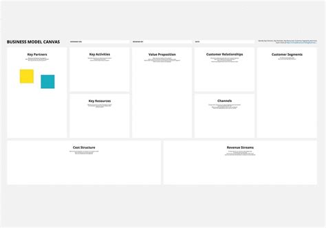 Business Model Canvas Collaborative Online Template inside Osterwalder ...