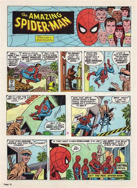 Spider-Man by Lee & Romita - Mysterio - full page Sunday comic - Feb ...