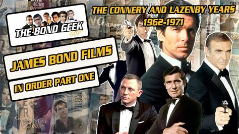 James Bond Movies In Chronological Order