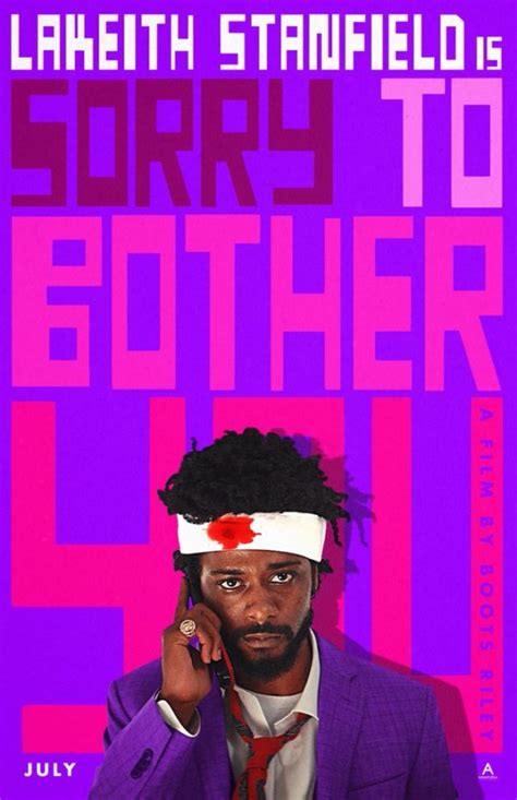 Poster and trailer for Sorry to Bother You starring Lakeith Stanfield