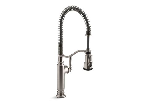 KOHLER 77515-VS Tournant Kitchen Sink Faucet, Standard, Vibrant Stainless Steel Standard Vibrant ...