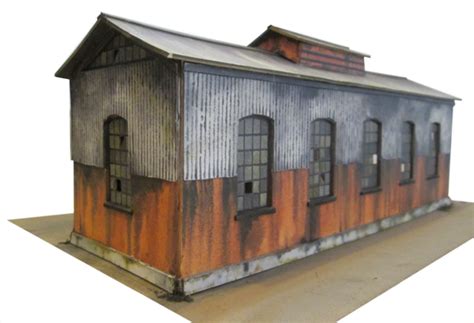 Model train engine shed plans - anyone can make these - Model railroad layouts plansModel ...