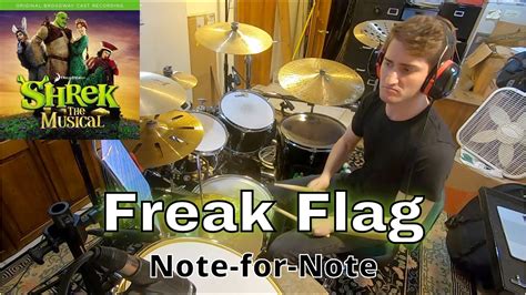 Freak Flag from Shrek The Musical - Drums | Note for Note - YouTube