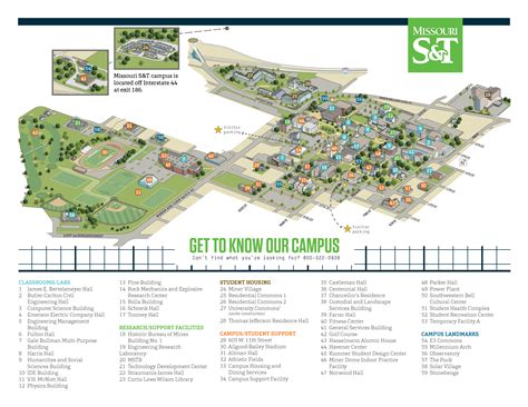 Missouri S&t Campus Map – Map Vector