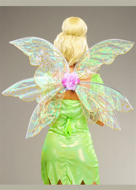 Large Tinker Bell Style Iridescent Glitter Fairy Wings [47777-TB ...