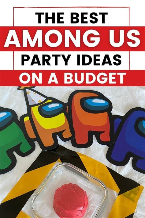 Easy Among Us Party Ideas | Bithday party, Bday party kids, Birthday party games