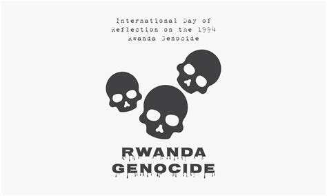 skull symbol vector illustration. International Day of Reflection on ...