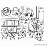 Littlest Pet Shop Free Coloring Page  Printable Pages sketch template