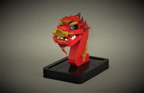 Red Chinese Dragon | Lego dragon, Red chinese dragon, Lego figures