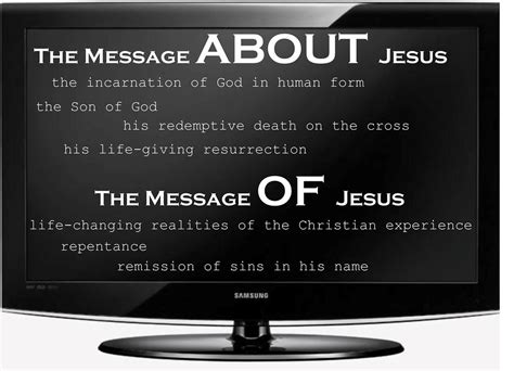 Message ABOUT Jesus. Message OF Jesus | I used "Samsung 40-i… | Flickr