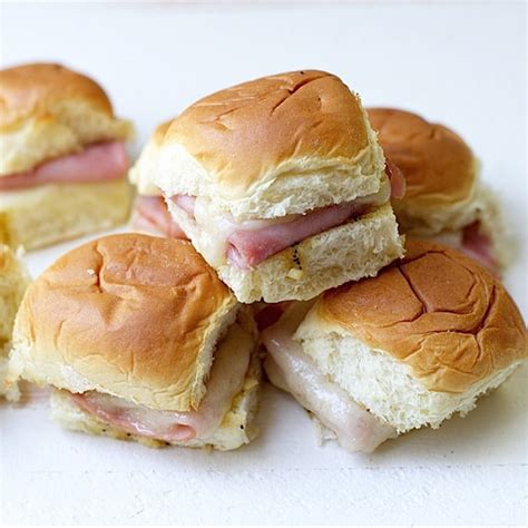 Baked Ham and Cheese Mini Sandwiches Recipe