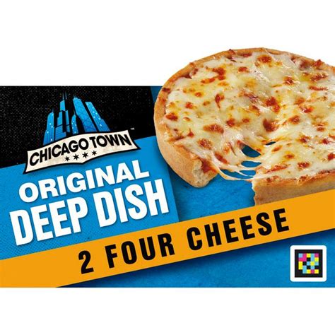 Chicago Town Deep Dish Four Cheese Pizzas x2 (310g) - £1.25 - Compare Prices