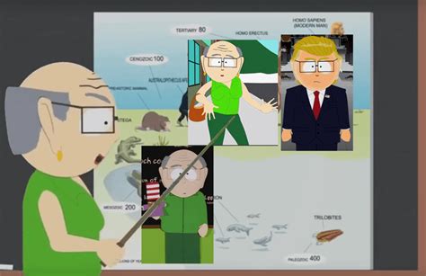 The theory of evolution with Mr Garrison : southpark