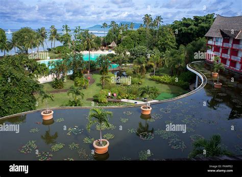 Meridien Hotel on the island of Tahiti, French Polynesia, Tahiti Nui, Society Islands, French ...