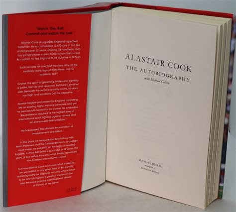 Alastair Cook. The Autobiography. - Frost Books and Artifacts Limited