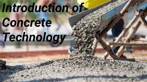 Concrete technology introduction - YouTube