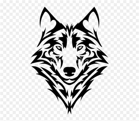 #wolf #daddybrad80 #daddybrad - Wolf Head Tribal Tattoo Clipart (#5651722) - PinClipart