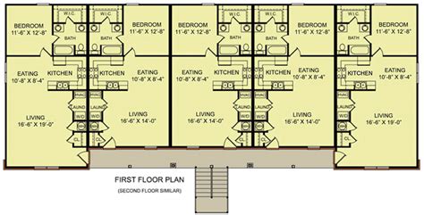 Plan 83128DC: 10 Unit Apartment Building Plan | Apartment building ...