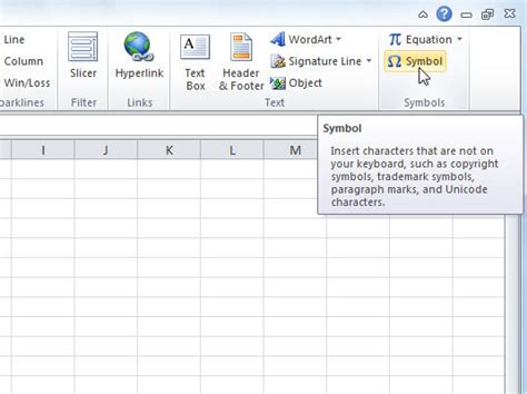 How to Insert Symbols and Special Characters in Excel 2010 - dummies