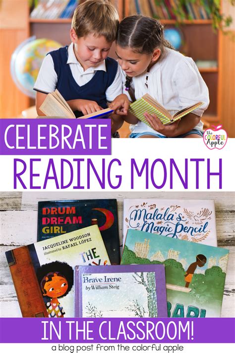 Reading Month Activities - The Colorful Apple | Reading week ideas, Pre ...