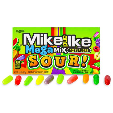 Mike and Ike Mega Mix Sour Candy Theater Pack - 5 oz.