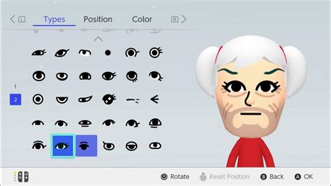 Making a Mii on Switch - all of the options - YouTube