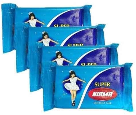 Nirma detergent 160gm pack of 4 with brush Detergent Bar Price in India - Buy Nirma detergent ...