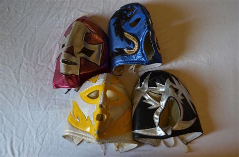 Mexican Lucha Libre Wrestling Masks El Mexicano Lot 4 Masks | #1729355989