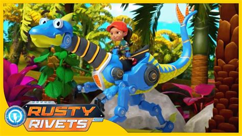 Rusty's Dino Island and MORE! 2+ HOUR Rusty Rivets Compilation | Cartoons for Kids - YouTube