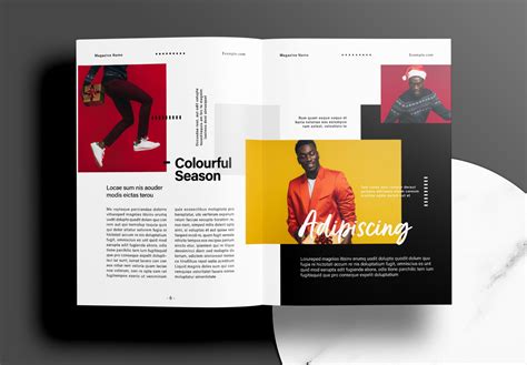 Free InDesign Modern Magazine Layout Template