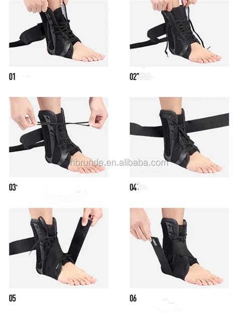 Ankle Support Brace For Foot Sprain Injury Pain Wrap Splint Strap Lace ...