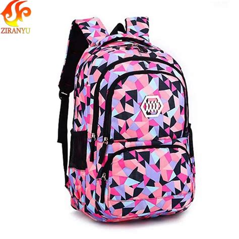 Aliexpress.com : Buy ZIRANYU Girl School Bag Waterproof light Weight Girls Backpack bags ...